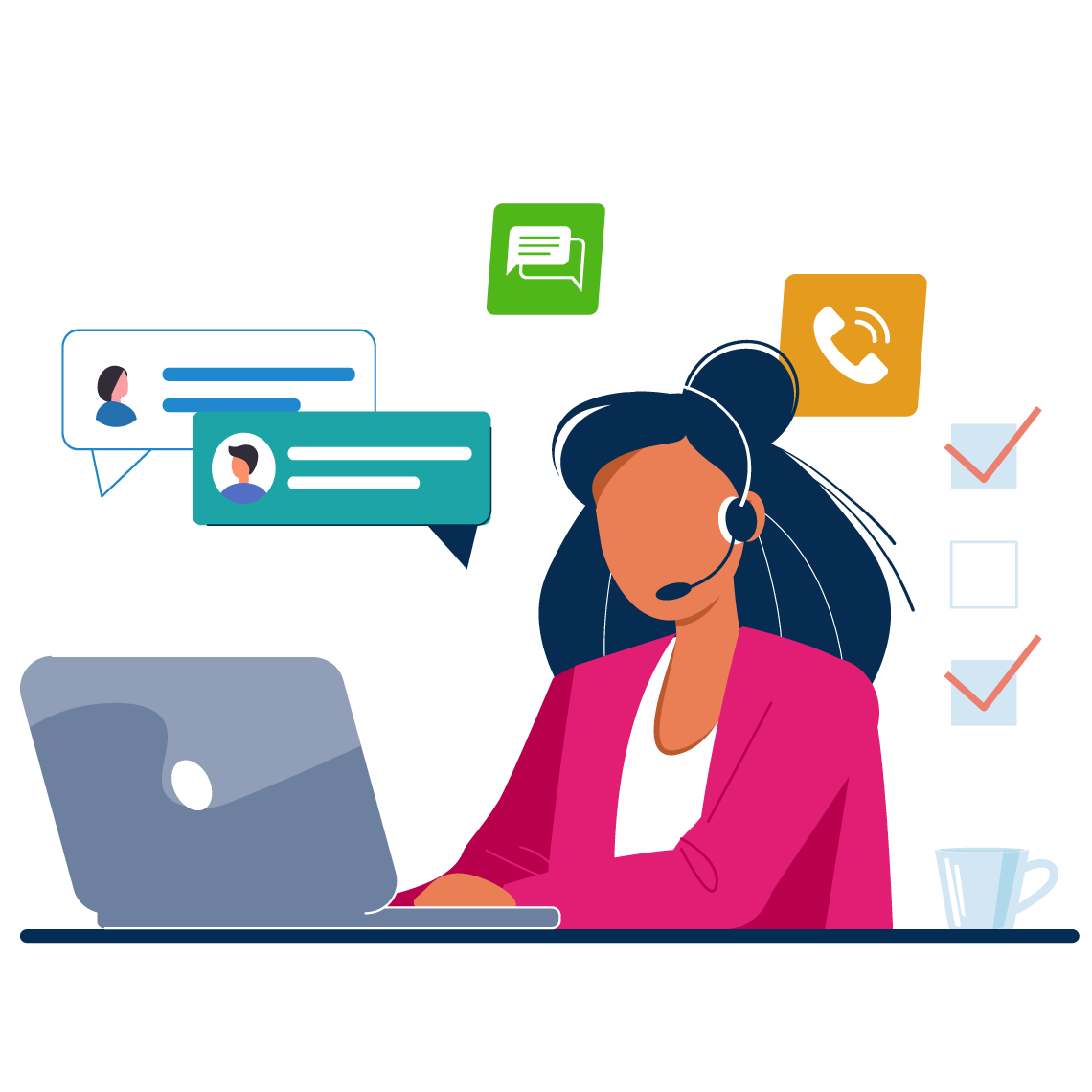 Inbound calls in Acquaint CRM