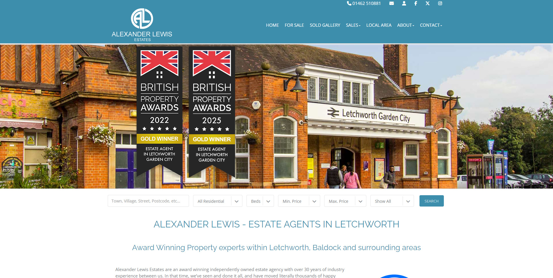 Alexander Lewis website screenshot