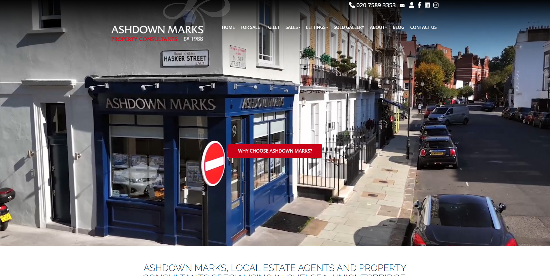 Ashdown Marks website screenshot