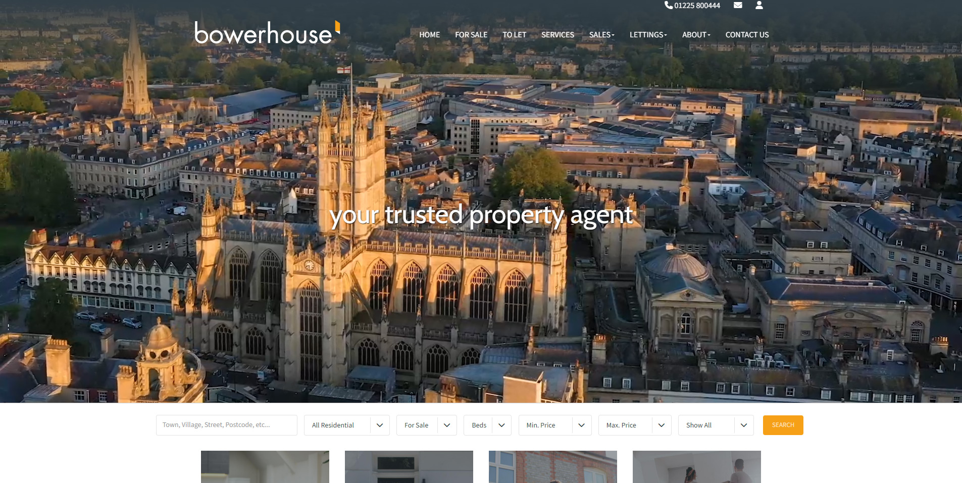 Bowerhouse website screenshot