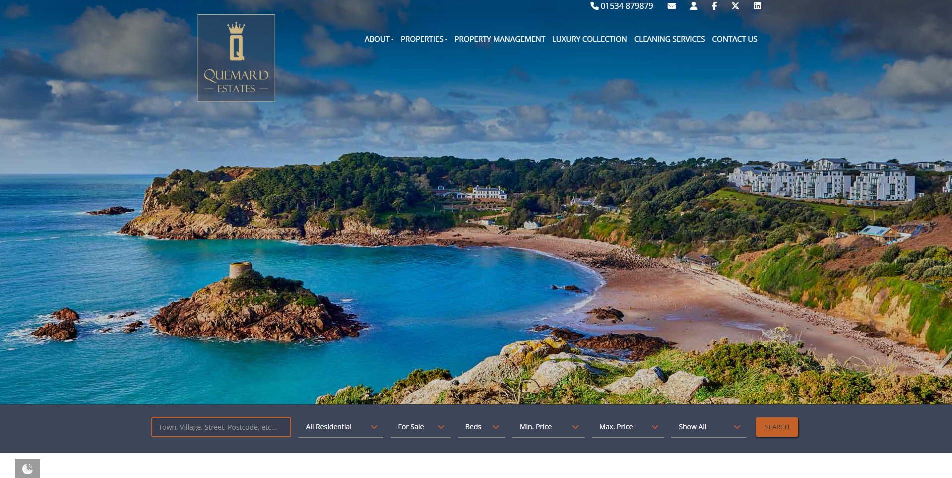 Quemard website screenshot