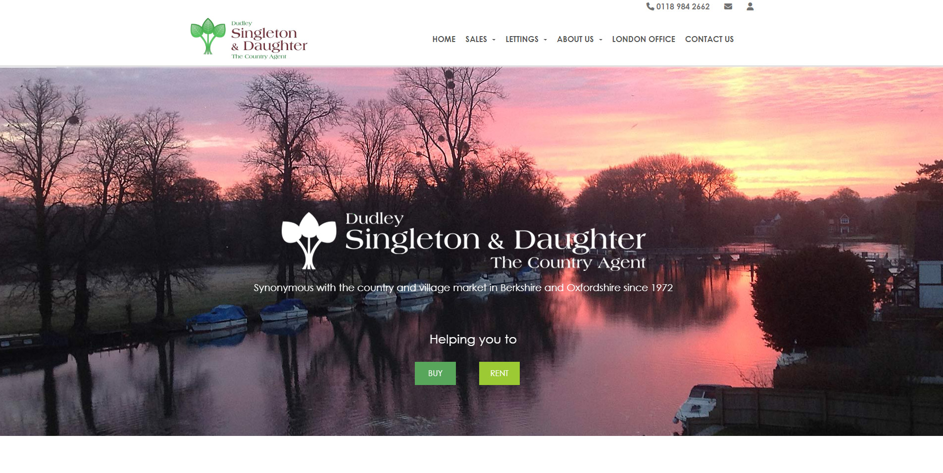 Dudley Singleton & Daughter website screenshot